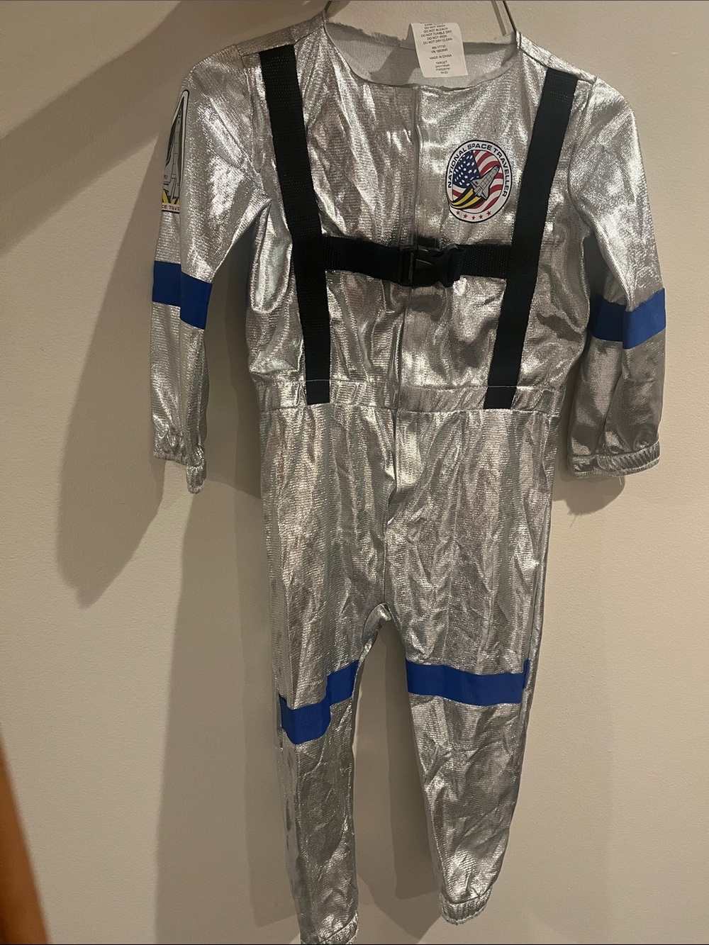 Silver Metallic Kids Space Costume - Size 2-3T